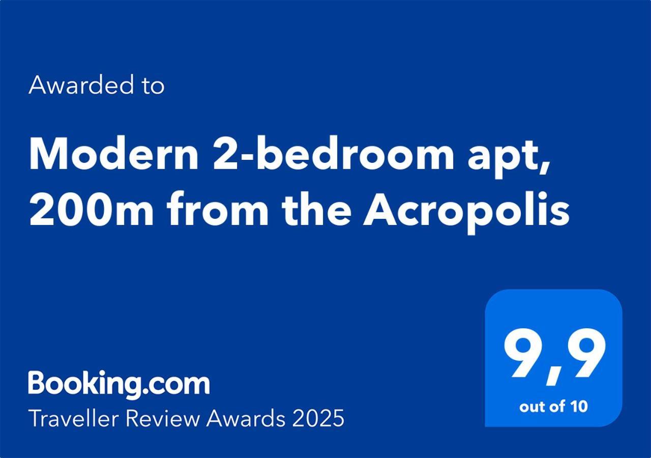 Modern 2-bedroom Apt, 200m From The Acropolis Athens